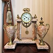 Винтаж: 19 ВЕК!!! Великолепные антикварные часы с канделябрами!!!