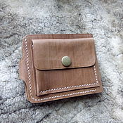 кошелёк из кожи кожаный кошелёк портмоне кожаное ручной работы
