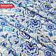  Fabric in Russian style ' Frosty Khokhloma '. Fabric. SLAVYANKA. Online shopping on My Livemaster.  Фото №2