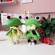 Frogs. A couple of lovers quack. Tilda Toys. pups251281. My Livemaster. Фото №6