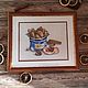 The picture in the kitchen with the aroma of chocolate, cross-stitch, Pictures, Chelyabinsk,  Фото №1