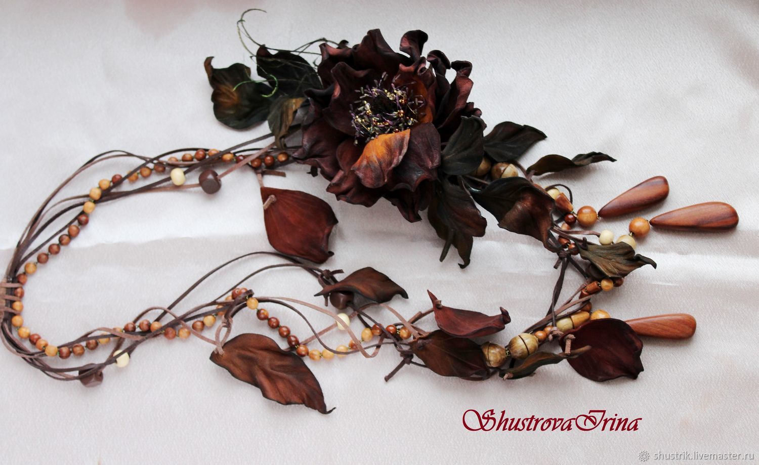 Necklace ' Charm I found in the dried petals of a faded rose..', Necklace, Sergiev Posad,  Фото №1