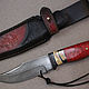 Order Handmade hunting knife 'Fang' Damascus steel. zlathunter. Livemaster. . Knives Фото №3