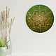 Mandala 'Seed of Life' D24 cm, canvas on cardboard, acrylic. Esoteric Mandala. ommandalaom. Online shopping on My Livemaster.  Фото №2