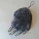 Charm pendant felted Bear paw made of sheep wool. Felted Toy. Game in felting. My Livemaster. Фото №6