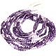 Аметист 3мм нить 33см (арт. Ам31). Бусины. Beads. Интернет-магазин Ярмарка Мастеров.  Фото №2