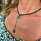 Колье и Серьги с листьями «Монстеры»…. Комплекты украшений. Kucha-jewelry. Ярмарка Мастеров.  Фото №4