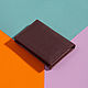 Order Cardholder Mini-wallet Hermes Burgundy. murzikcool. Livemaster. . Cardholder Фото №3