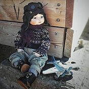 Куклы и игрушки handmade. Livemaster - original item interior doll: Kid pilot. Handmade.
