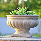 Aged Vase Vintage concrete, garden vase, street vase. Vases. Decor concrete Azov Garden. My Livemaster. Фото №4