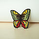 Brooch Butterfly Spring. Brooches. Ma-rine. Online shopping on My Livemaster.  Фото №2