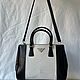 Винтаж: Винтажная сумка-тоут Prada из сафьяновой кожи. Сумки винтажные. Chic bags. Интернет-магазин Ярмарка Мастеров.  Фото №2