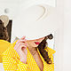 The author's wide-brimmed hat 'Aset'. Hats1. Exclusive HATS. LANA ANISIMOVA.. Online shopping on My Livemaster.  Фото №2