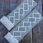 Винтаж handmade. Livemaster - original item Vintage lace. 2 pieces. USSR crocheted. Handmade.