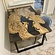 Dining 'table-river' from the slab of the mountain elm, Tables, Ivanovo,  Фото №1