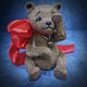 Мишка тедди. Мишки Тедди. Оксана Слатина ksuslat_toys (ksuslat-toy) (ksuslat-toy). Ярмарка Мастеров.  Фото №8