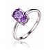Silver ring with amethyst oval, Rings, Moscow,  Фото №1