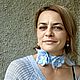 Заказать Валяное украшение Цветы "Первый иней". Войлок. Ольга Рудь. Ярмарка Мастеров. . Комплекты украшений Фото №3
