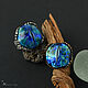 Ring: Blue eye murano glass lampwork, Rings, Moscow,  Фото №1