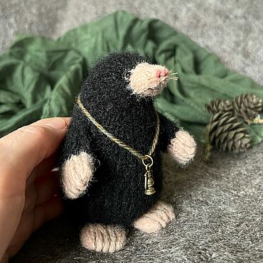 Куклы и игрушки ручной работы. Ярмарка Мастеров - ручная работа Крот карманный. Handmade.