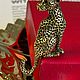 Эффектная Брошь LEOPARD в винтажном стиле. Брошь-булавка. BIJUMODA. Ярмарка Мастеров.  Фото №12