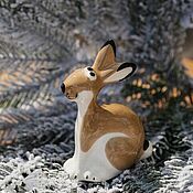 Подарки к праздникам handmade. Livemaster - original item Year of the Rabbit: the symbol of the year 2023 is a small beige rabbit. Handmade.