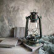 Бра Керосиновая лампа белая настенный светильник в ретро лофт стиле