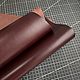 Rinaldi - Oxblood 1.4 - 1.5 , арт 41. Кожа. Магазин натуральной кожи CraftZone. Ярмарка Мастеров.  Фото №4
