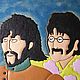 Кожаная картина The Beatles. Картины. КожАрт ателье. Ярмарка Мастеров.  Фото №4