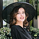 Hat sinamay in the style of Dior, Hats1, Moscow,  Фото №1