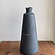 Матовая чёрная керамическая ваза, Вазы, Самара,  Фото №1