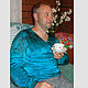 Мужская рубашка из натурального шелка атласа любой размер, Рубашки, Санкт-Петербург,  Фото №1
