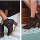 Ankle. Роскошные сапожки из натуральной кожи. Сапоги. BaliElf. Ярмарка Мастеров.  Фото №5