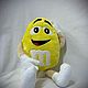 M&M’s Yellow Эмэмдемс Желтый -мягкая игрушка m&m, Мягкие игрушки, Орел,  Фото №1