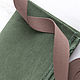 Канвас мраморный повышенной плотности зелёный, 12унц. Ткани. Best Fabric. Ярмарка Мастеров.  Фото №4