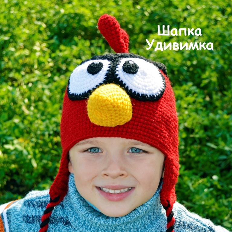 Прикольная шапочка крючком схемы