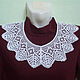Order Lace collar No. №5. Lace knitting workshop. Lidiya.. Livemaster. . Collars Фото №3