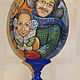 Яйцо деревянное с портретами семьи. Пасхальные яйца. Марина Хромова. Ярмарка Мастеров.  Фото №4