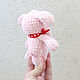 Elephant Knitted plush toy Pink Amigurumi Marshmallow. Amigurumi dolls and toys. Amigurushka. My Livemaster. Фото №6