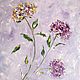 The picture with the hydrangeas. Oil painting for interior with hydrangeas. Pictures. Zabaikalie. Online shopping on My Livemaster.  Фото №2