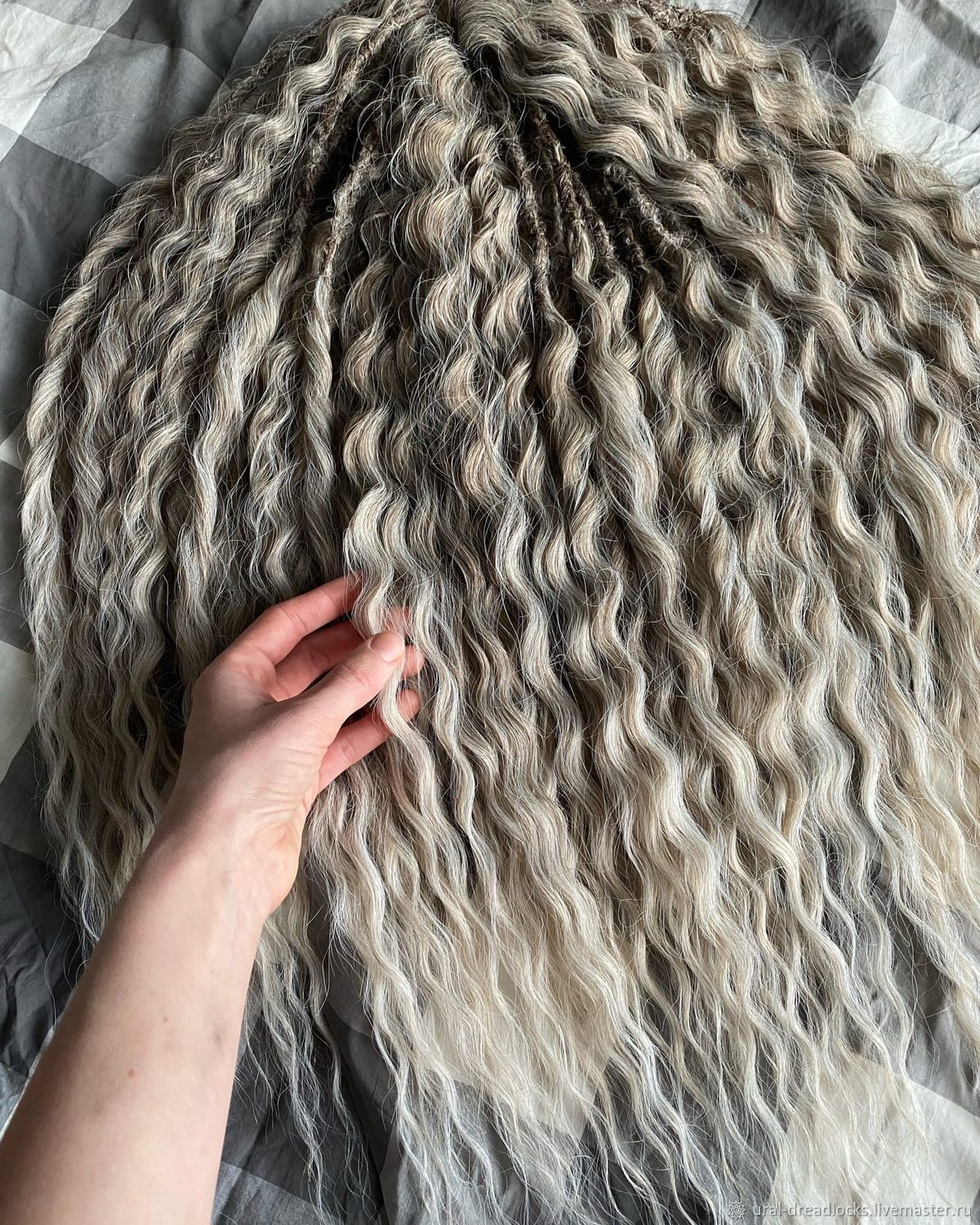 Дредокудри серебристые, омбре \"Серебро\" в интернет-магазине Ярмарка ...