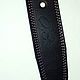 Men's leather belt black 40 mm wide. Straps. Natalia Kalinovskaya. My Livemaster. Фото №5