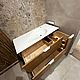 Тумба из дуба в ванную комнату. Мебель для ванной. WOOD LOFT (woodloftmsk). Ярмарка Мастеров.  Фото №5