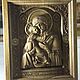Carved icon of our lady of Vladimir, solid oak, Icons, Orekhovo-Zuyevo,  Фото №1