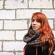 Шерстяной снуд крупной вязки "Рок-н-ролл" в два оборота. Снуды. IRINA GRUDKINA Handmade Knitwear. Ярмарка Мастеров.  Фото №13