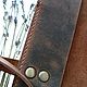 Пенал-скрутка из натуральной кожи. Пенал для рисования. Пеналы. BARCA Leather Craft изделия из кожи (barca-di-carta). Ярмарка Мастеров.  Фото №6