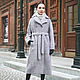 ЛЁГКАЯ Двубортная Шубка Oversize (Меховое Пальто) из натурального меха, Шубы, Екатеринбург,  Фото №1