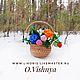  Цветы луговые и полевые. Цветы в корзине, Букеты, Новосибирск,  Фото №1