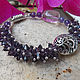 ' Amethyst forest ' bracelet amethyst Czech faceted beads. Bead bracelet. Jewelry and accessories by IRIS. My Livemaster. Фото №5
