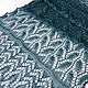 Knit tippet Merino yarn, a Lacy scarf. Wraps. Lace Shawl by Olga. My Livemaster. Фото №6